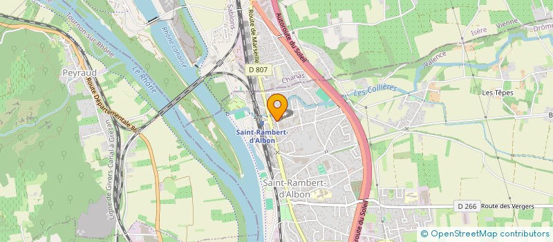localisation de l'entreprise MADAME ROMANE RAVINEL  SAINT-RAMBERT-D'ALBON
