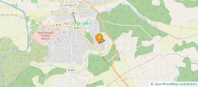 localisation de l'entreprise MADAME ROMANE REIBAUT  LAMBESC