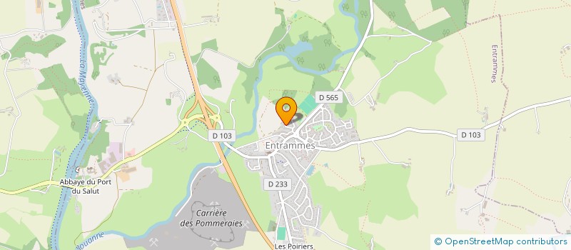 localisation de l'entreprise MADAME ROMANE RENARD  ENTRAMMES