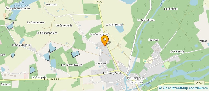 localisation de l'entreprise MADAME ROMANE RENAULT  NEUNG-SUR-BEUVRON