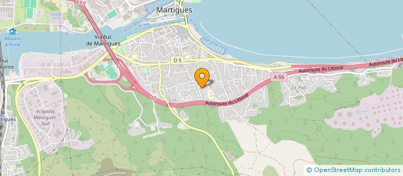 localisation de l'entreprise MADAME ROMANE RICHARD  MARTIGUES