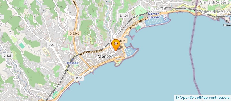 localisation de l'entreprise MADAME ROMANE RIO à MENTON