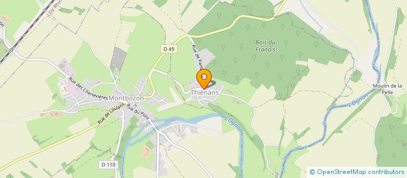 localisation de l'entreprise MADAME ROMANE ROMARY  THIENANS