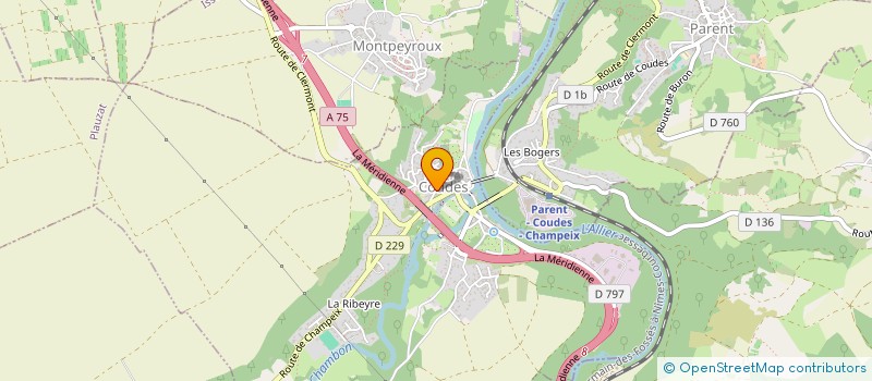 localisation de l'entreprise MADAME ROMANE SABATIER  COUDES