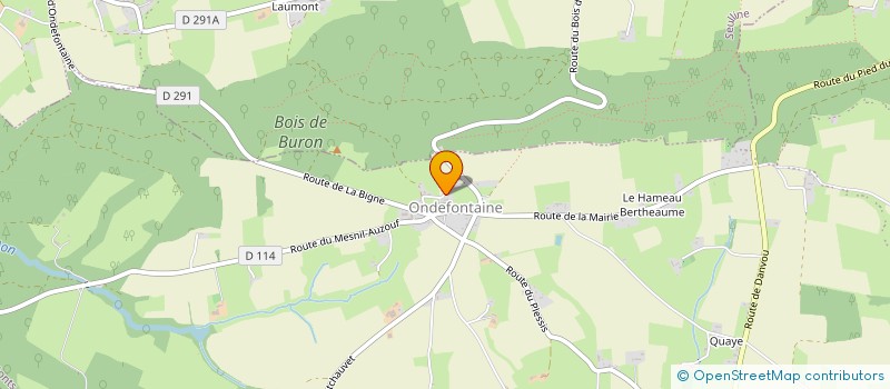 localisation de l'entreprise MADAME ROMANE SAHUT  LES MONTS D'AUNAY