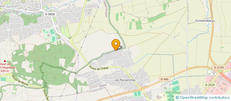 localisation de l'entreprise MADAME ROMANE SARRON  RIOM