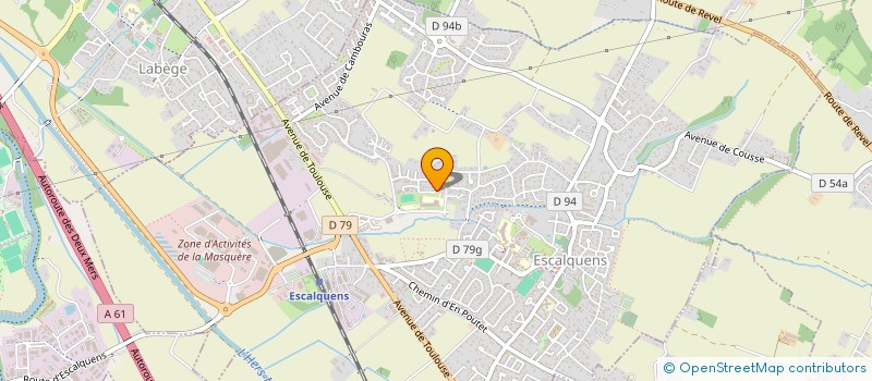 localisation de l'entreprise MADAME ROMANE SAZY  ESCALQUENS