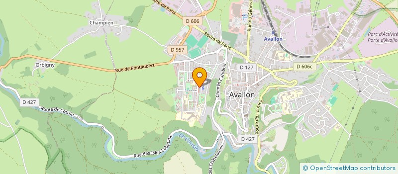 localisation de l'entreprise MADAME ROMANE SCHNEIDER à AVALLON