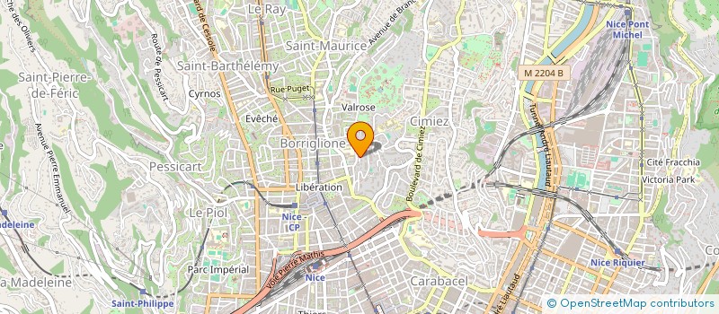 localisation de l'entreprise MADAME ROMANE SICCARDI à NICE