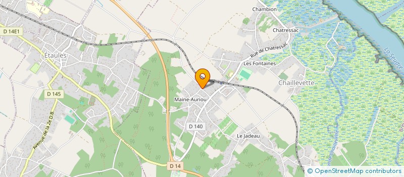 localisation de l'entreprise MADAME ROMANE TANGUY  CHAILLEVETTE