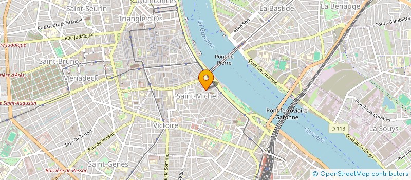 localisation de l'entreprise MADAME ROMANE TAQUE  BORDEAUX