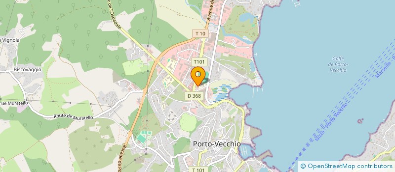 localisation de l'entreprise MADAME ROMANE THUILLIEZ  PORTO VECCHIO