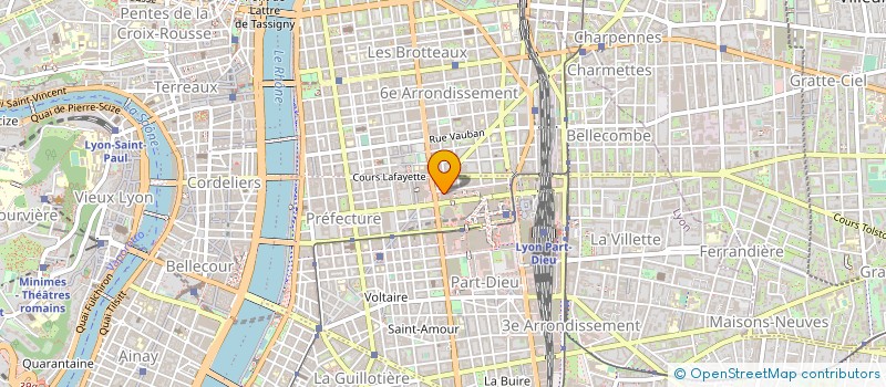 localisation de l'entreprise MADAME ROMANE TOUATI  LYON