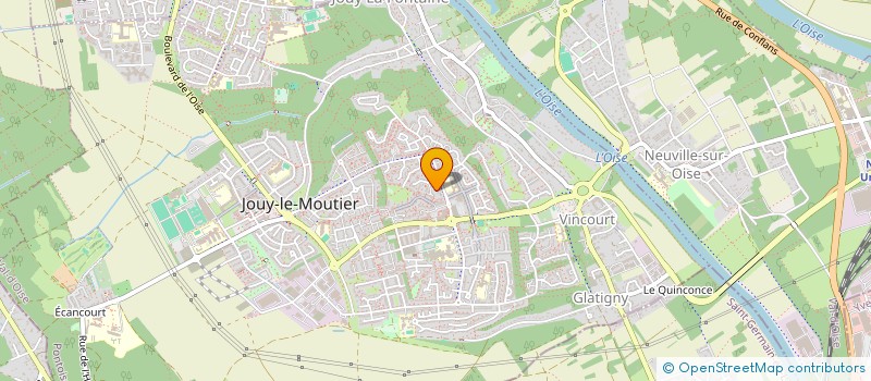 localisation de l'entreprise MADAME ROMANE TRIAL  JOUY-LE-MOUTIER