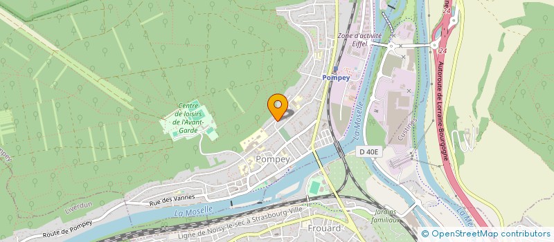 localisation de l'entreprise MADAME ROMANE VAN-TROOST  POMPEY