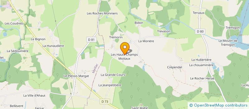 localisation de l'entreprise MADAME ROMANE VANNIER à COMBOURG