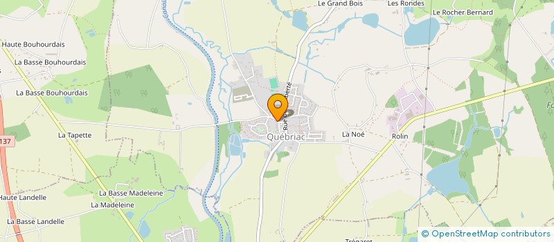 localisation de l'entreprise MADAME ROMANE VAULEON  QUEBRIAC