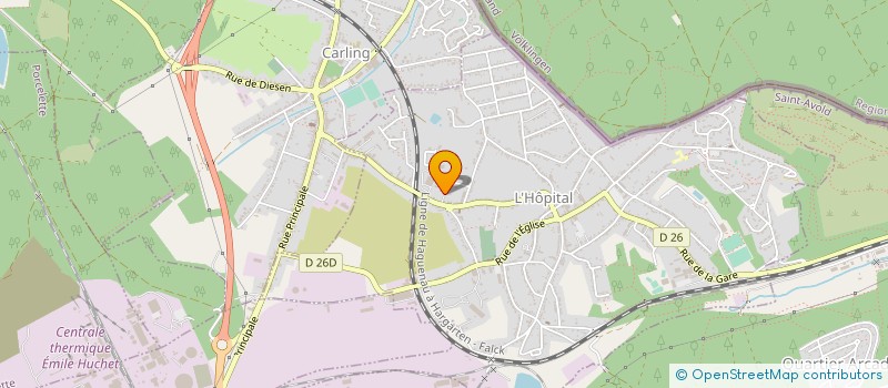 localisation de l'entreprise MADAME ROMANE VILBOIS  L'HOPITAL