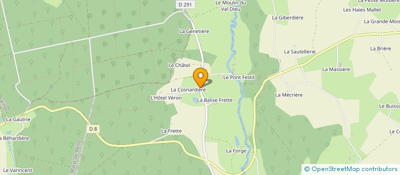 localisation de l'entreprise MADAME ROMANE VIRLOUVET à LONGNY LES VILLAGES
