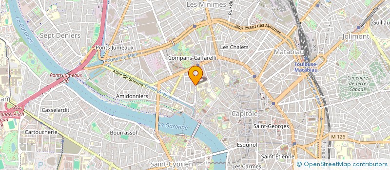 localisation de l'entreprise MADAME ROMANE VIVIER à TOULOUSE