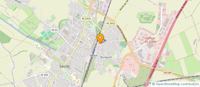 localisation de l'entreprise MADAME ROMANIE DEWEER  SECLIN