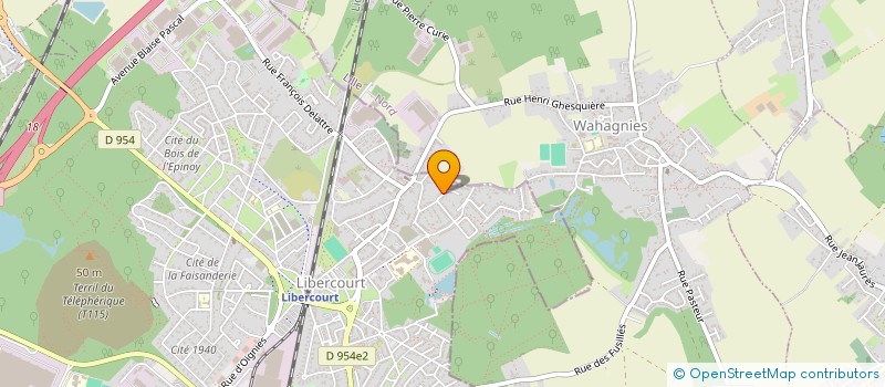 localisation de l'entreprise MADAME ROMAYSSA EL ATTAR  LIBERCOURT