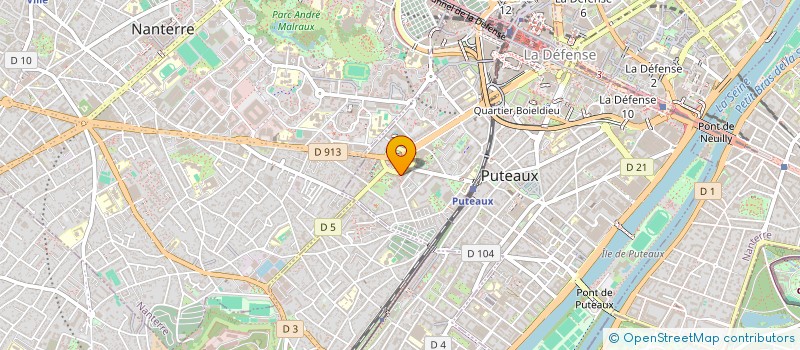 localisation de l'entreprise MADAME ROMEIKA LOULDJI  PUTEAUX