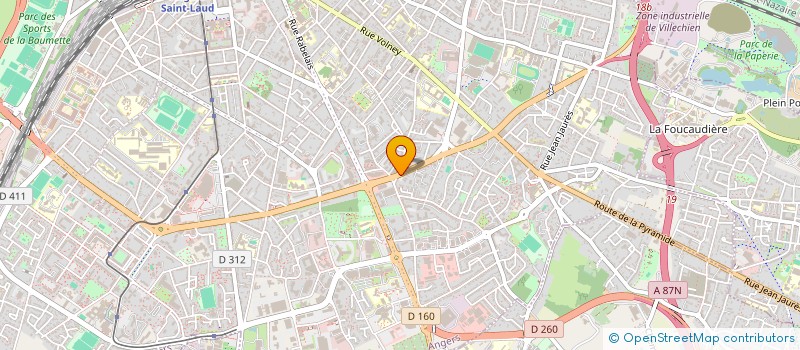 localisation de l'entreprise MADAME ROMELINE DE GENTILE à ANGERS