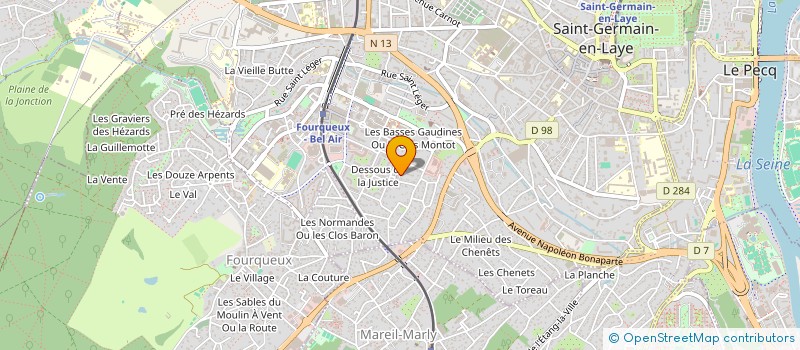 localisation de l'entreprise MADAME ROMEO CANDALO  SAINT-GERMAIN-EN-LAYE