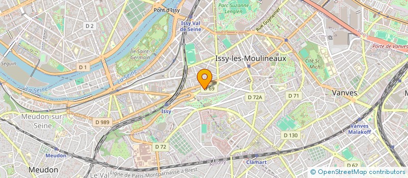 localisation de l'entreprise MADAME ROMILA AHMAD à ISSY-LES-MOULINEAUX