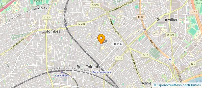 localisation de l'entreprise MADAME ROMINA CARAVELLO à BOIS-COLOMBES