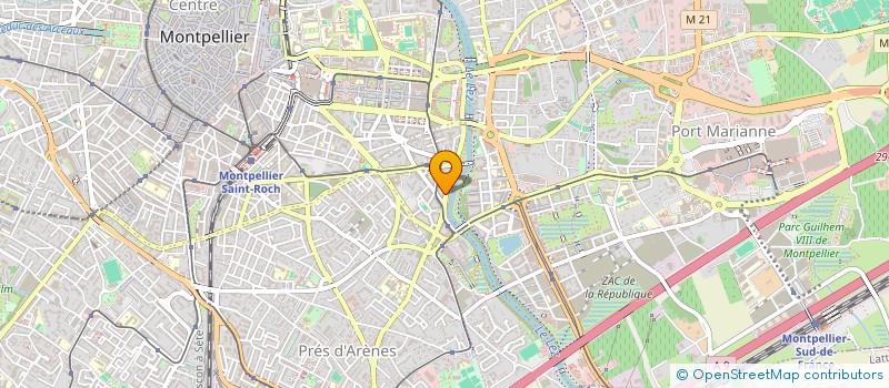 localisation de l'entreprise MADAME ROMINA CURCA à MONTPELLIER