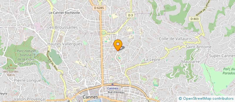 localisation de l'entreprise MADAME ROMINA MOLINO à CANNES