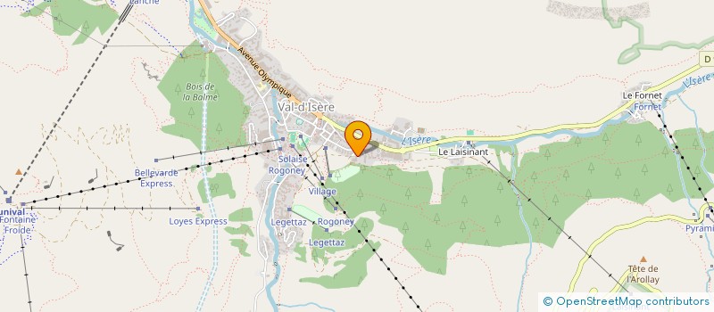 localisation de l'entreprise MADAME ROMINA NEUFELD  VAL D'ISERE