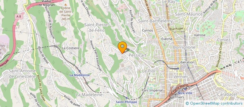 localisation de l'entreprise MADAME ROMINA RIGGI à NICE