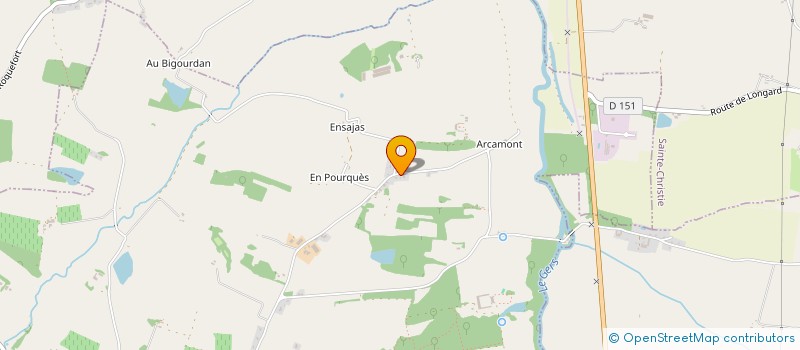 localisation de l'entreprise MADAME ROMINA TORRES  ROQUELAURE