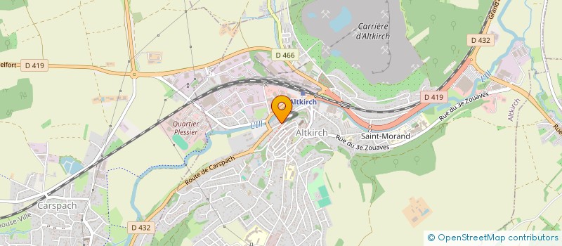 localisation de l'entreprise MADAME ROMUALDA BIELAWSKA  ALTKIRCH