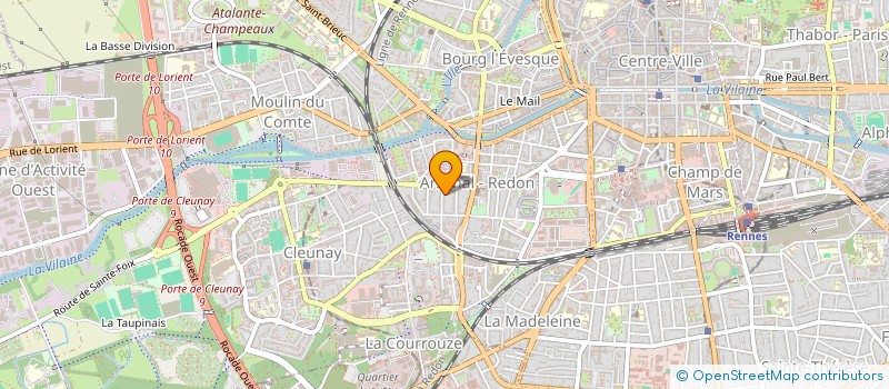 localisation de l'entreprise MADAME ROMUALDA REQUIERME  RENNES