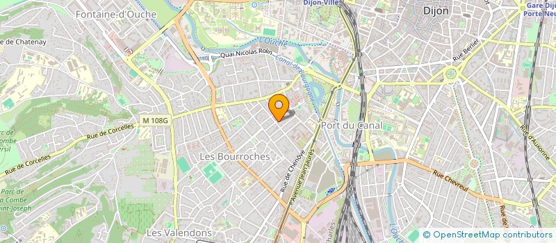 localisation de l'entreprise MADAME ROMY BACHELET à DIJON