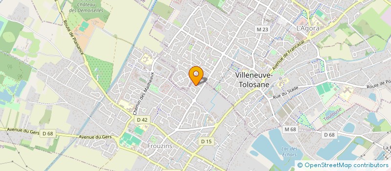 localisation de l'entreprise MADAME ROMY BARDOU  FROUZINS