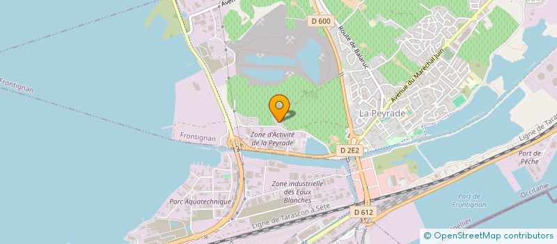 localisation de l'entreprise MADAME ROMY BOURIQUART  FRONTIGNAN