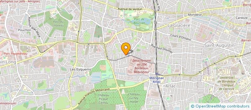 localisation de l'entreprise MADAME ROMY BOZ à MERIGNAC