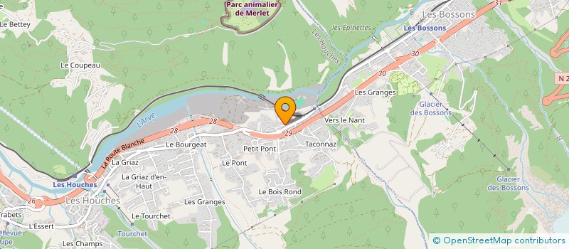 localisation de l'entreprise MADAME ROMY CHEVALIER  LES HOUCHES