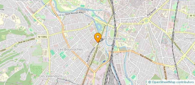 localisation de l'entreprise MADAME ROMY CORDIER  DIJON