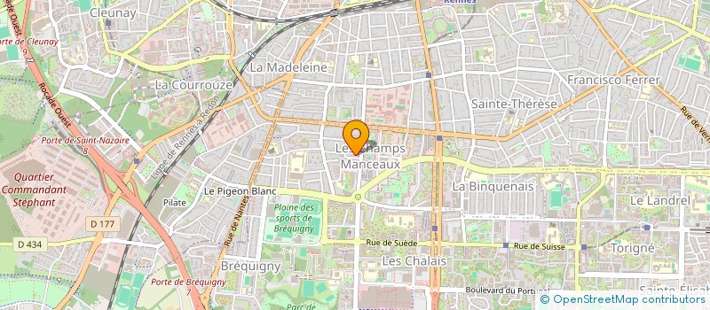 localisation de l'entreprise MADAME ROMY DEMAY  RENNES