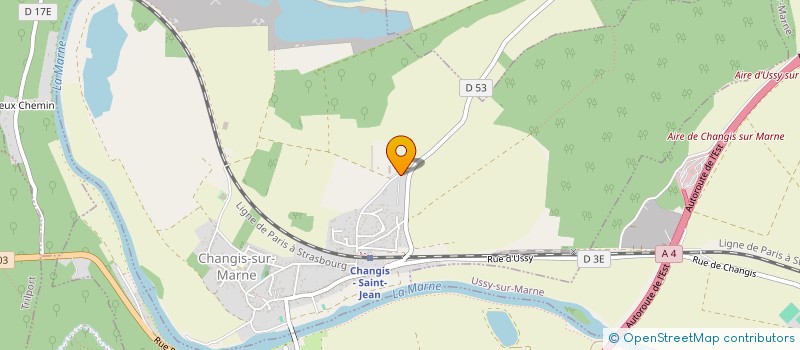 localisation de l'entreprise MADAME ROMY DUMAS  CHANGIS-SUR-MARNE