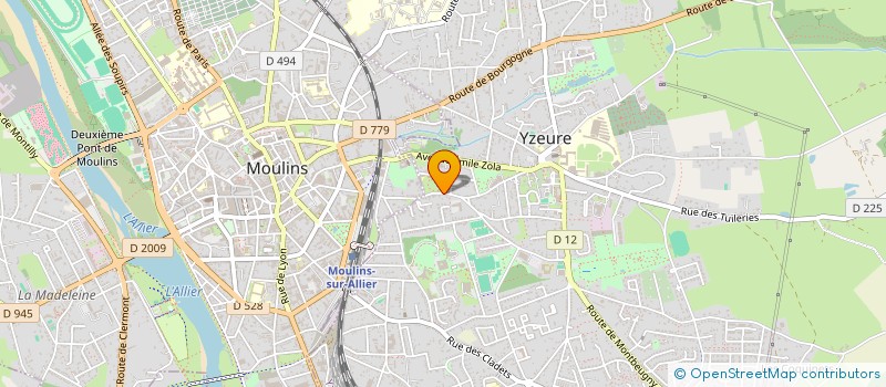 localisation de l'entreprise MADAME ROMY DUMON à YZEURE
