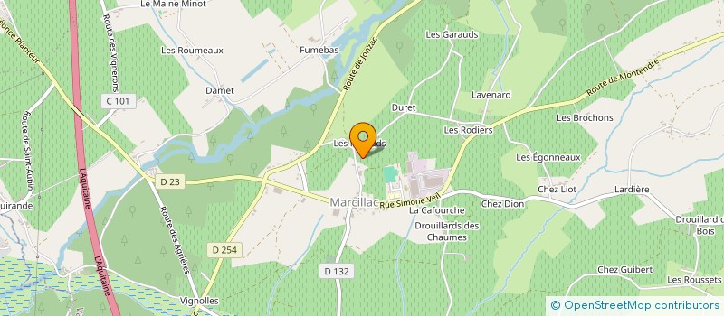 localisation de l'entreprise MADAME ROMY HERVE  VAL-DE-LIVENNE