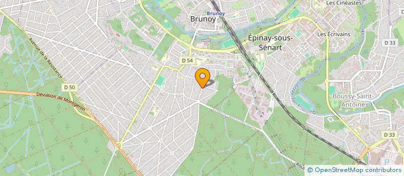 localisation de l'entreprise MADAME ROMY LABBE  BRUNOY