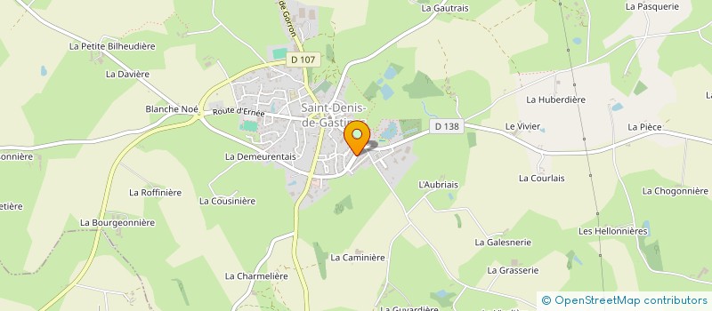 localisation de l'entreprise MADAME ROMY MALFILATRE  SAINT-DENIS-DE-GASTINES